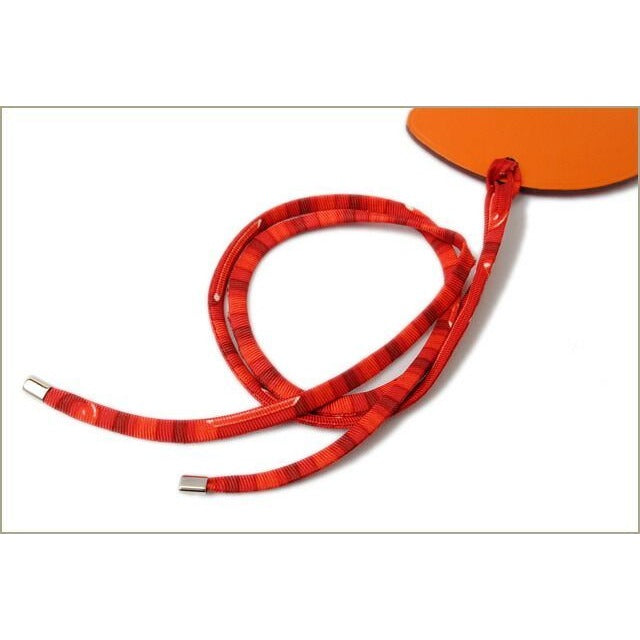 Hermes Bag Charm Samarkand Pink Orange Key Holder Horse — view 4