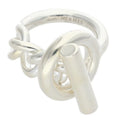 Hermes Croisette Silver Ring No 9 51