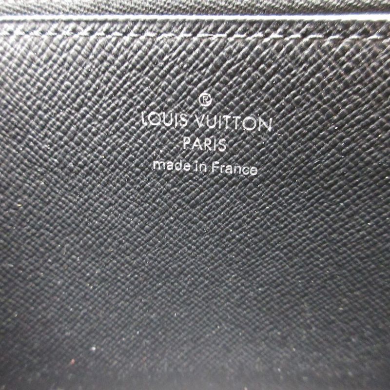 Louis Vuitton Epi Zippy Wallet Noir Black Round Zipper Long 1364 — view 8