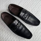 Bottega Veneta Intrecciato Leather Loafer 36 1 2 Black — view 2