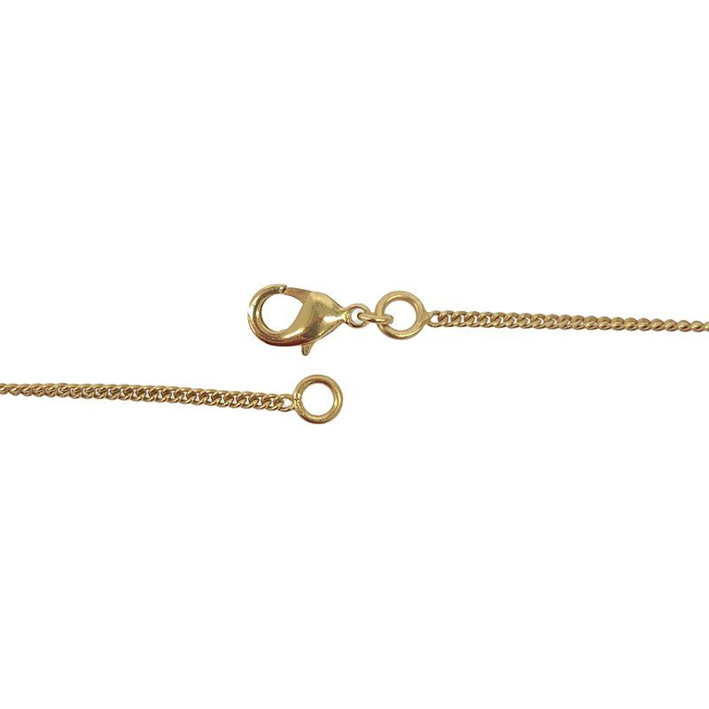 Chanel Coco Mark Chain Necklace Gold — view 6