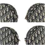 Christian Dior Oblique Baby Ball Mini Shoulder Bag Trotter Pattern Circle Round — view 5