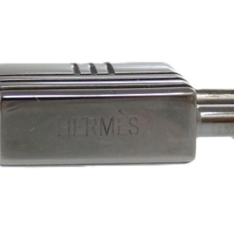 Hermes Bull Lock Amulet 4 Cadenas Horse H Dog Metal Ruthenium Hardware Silver — view 8