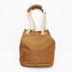 Prada Marina Small Re-nylon Bucket Bag Shoulder Nylon Leather — view 3