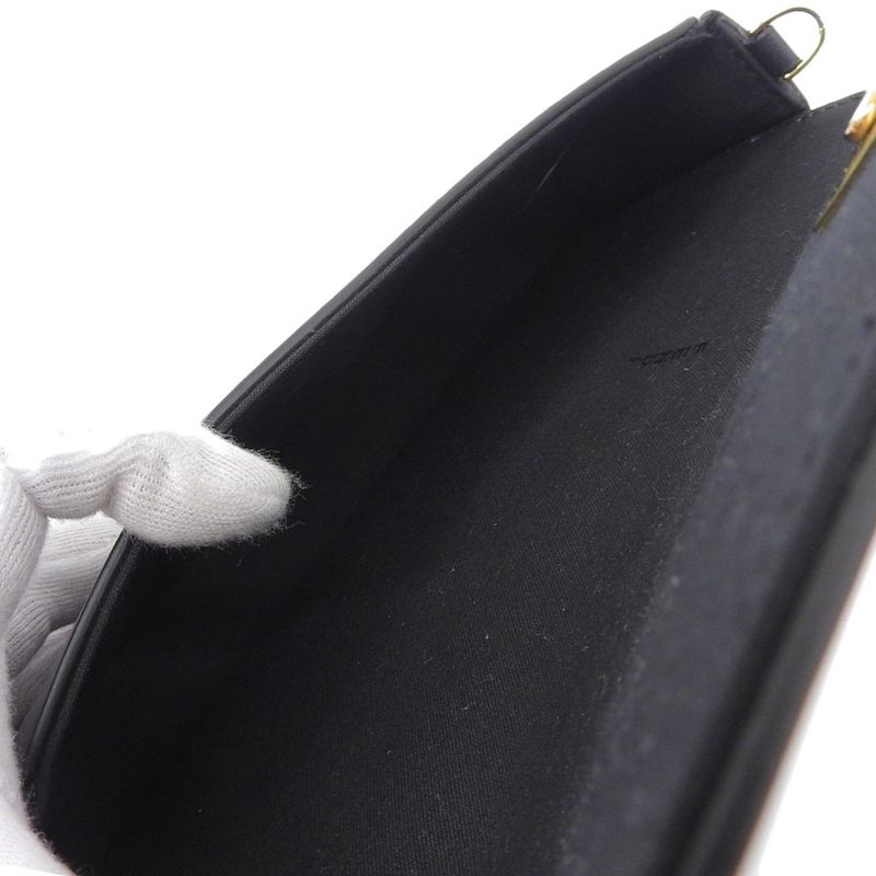 Fendi Chain Shoulder Black Bag — view 7