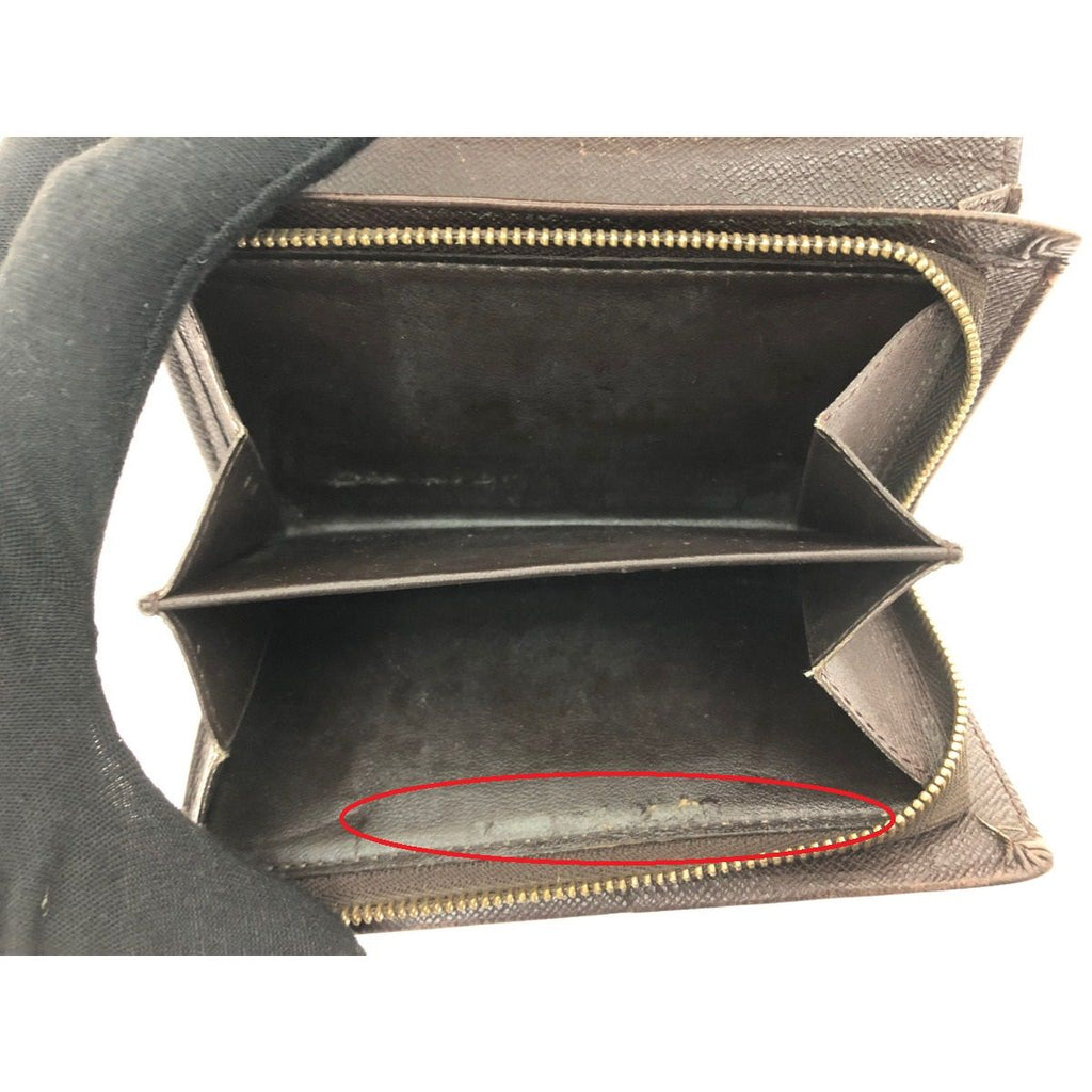 Louis Vuitton Bifold Wallet L-Shaped Zipper Damier Porte Monnaie Bier — view 6