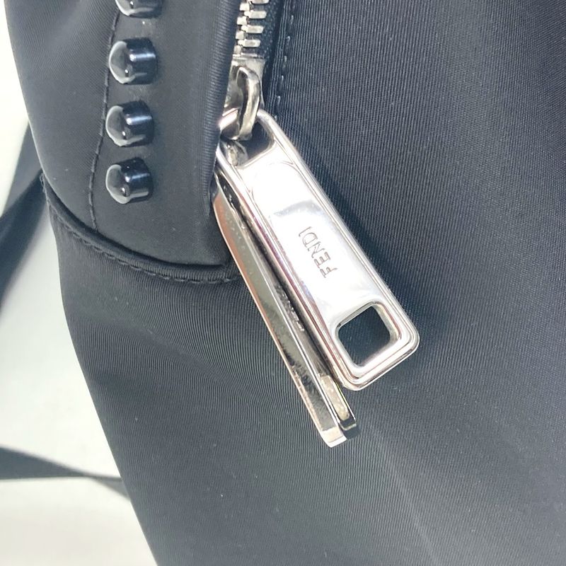 Fendi Backpack Karl Lagerfeld 7 Vz016 Nylon Black — view 8