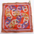 Hermes Gavroche 45 no 24 Circuit Scarf Chaine D'ancre Mauve Bois De — view 2