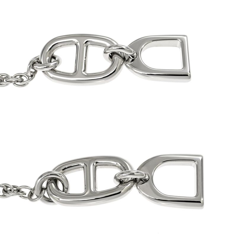Hermes Key Holder Bon Voyage Silva Hardware Ring Missing — view 4