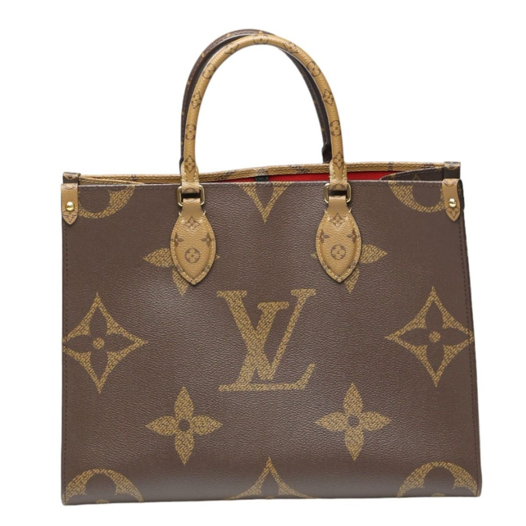 Louis Vuitton Monogram Tote On The Go MM Bag Brown — view 2