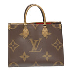 Louis Vuitton Monogram Tote On The Go MM Bag Brown — view 2