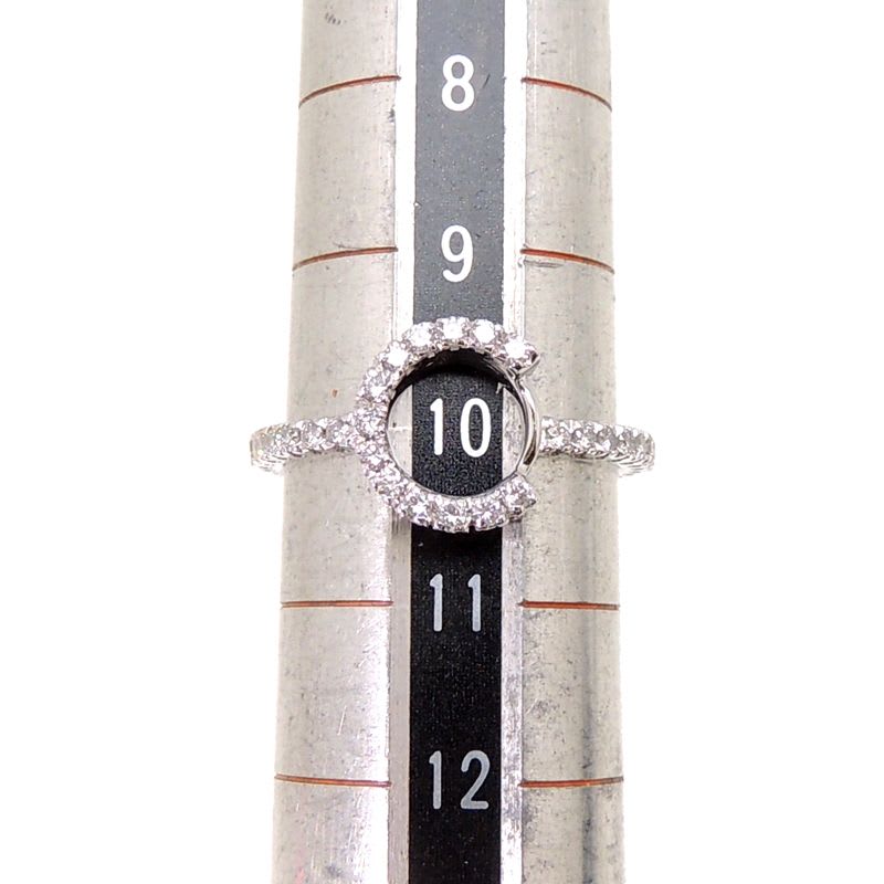 Gucci Diamond Halo White Gold Ring — view 7