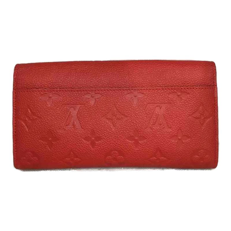 Louis Vuitton Portefeuille Sarah Monogram Empreinte Red — view 2
