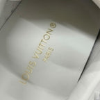 Louis Vuitton Run Away Line Monogram Sneakers Shoes Leather White Gold Brown — view 7