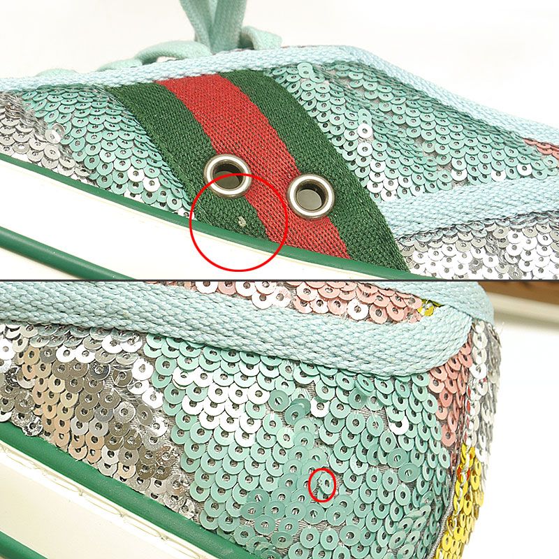 Gucci Sequined Sneakers 35 — view 5
