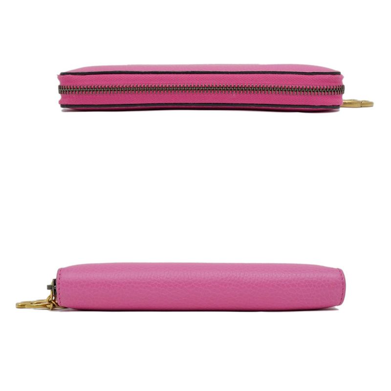 Gucci GG Marmont Zip Around 1147 Pink Long Wallet — view 4