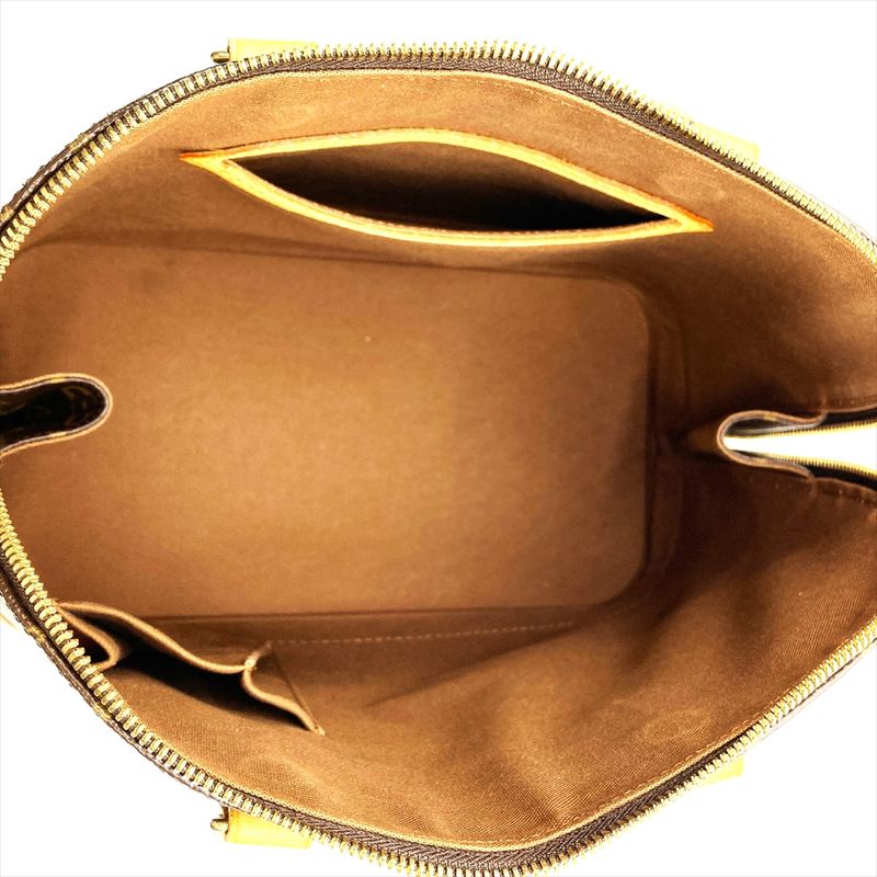 Louis Vuitton Alma PM Handbag Monogram Canvas Brown Gold Hardware Ba0054 — view 4