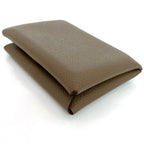 Hermes Card Case Calvi Beige Etoupe — view 5