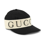 Gucci Cap Logo Headband Black White — view 2
