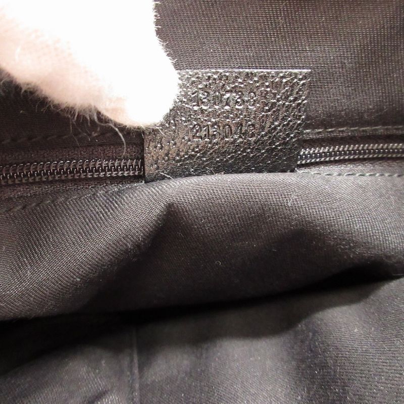 Gucci Abby GG Canvas Leather Hobo Black Shoulder Bag 1650 — view 5