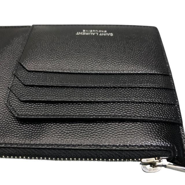Saint Laurent Long Wallet Coin Case Card — view 6
