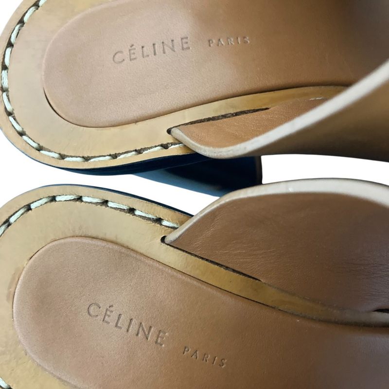 Celine Metal Heel Thong Sandals Size 35 — view 7