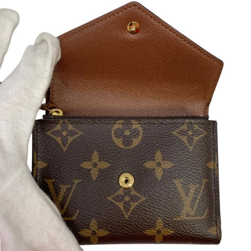 Louis Vuitton Wallet Portefeuille Victorine Monogram Gold Hardware 1352 — view 9