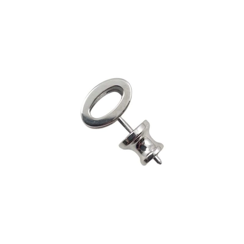 Hermes Earrings Pop Ashe Mini H Logo Rose Tropic Pink Silver — view 7