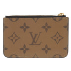 Louis Vuitton Porte Carte Romy Monogram Reverse IC Chip Brown Card Case — view 4