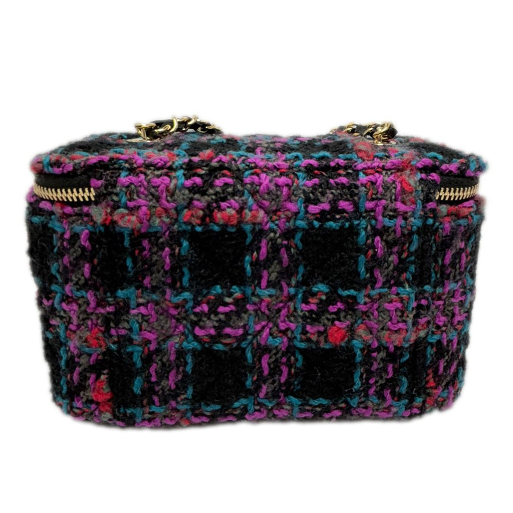 Chanel Tweed Classic Vanity Chain Shoulder Multicolor — view 4