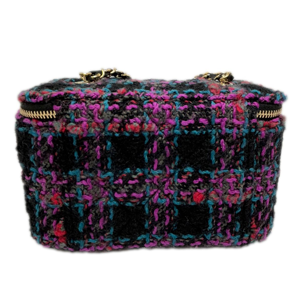 Chanel Tweed Classic Vanity Chain Shoulder Multicolor — view 4