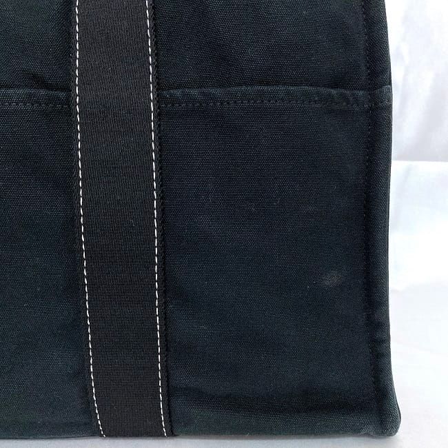 Hermes Deauville Tote MM Navy Black — view 7