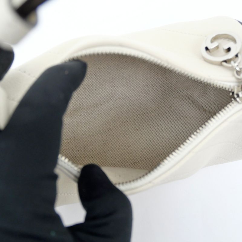 Gucci Blondie Mini Shoulder Bag one White Leather — view 9