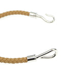 Hermes Jumbo Bracelet Braided Biscuit Silver Hardware Leather — view 9