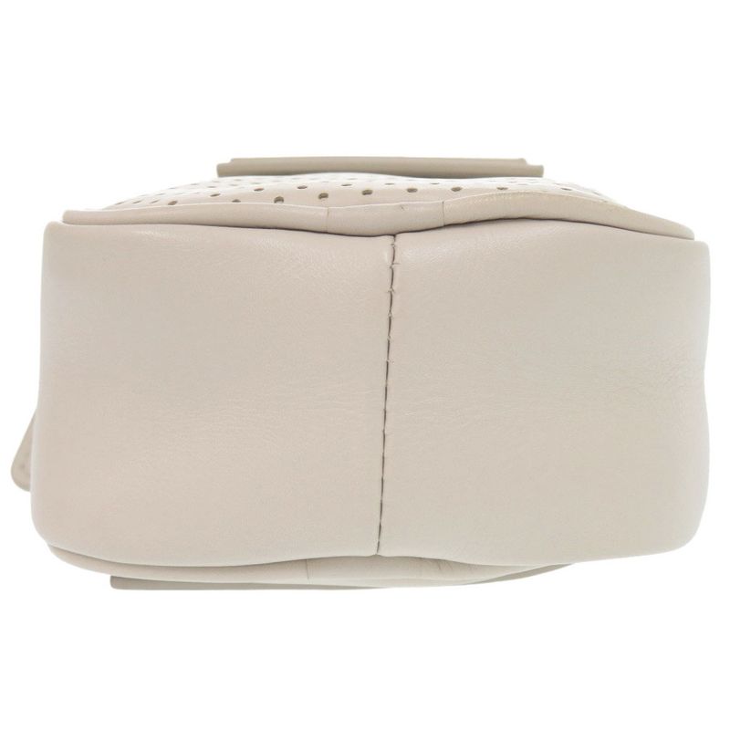 Bottega Veneta Reggello Leather Ivory Shoulder Bag White 0413 — view 3