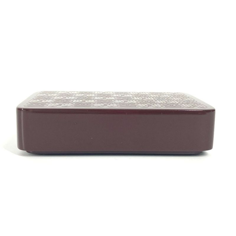 Hermes Small Bag Logo Lacquer Brown — view 3