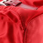 Prada Vera Sport Bz6677 Nylon Rosso Red Backpack Daypack — view 4