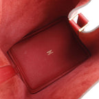 Hermes Picotin Lock 18 PM Taurillon Maurice Red Gold Hardware C Handbag — view 6