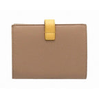 Celine Medium Strap Wallet Calfskin Nude Beige Citron Yellow Bicolor — view 2