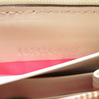 Gucci Apple Print GG Supreme Beige Round Zipper Long Wallet 0059 — view 7