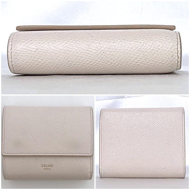 Celine Wallet Trifold Pink Beige 10 B57 — view 2
