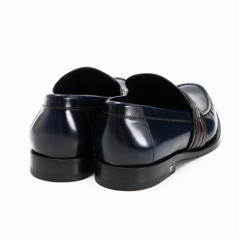 Louis Vuitton Loafers Size 7 1 2 M V-line Leather Shoes — view 3