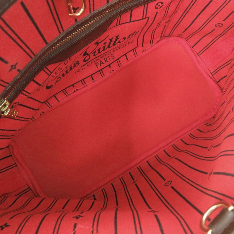 Louis Vuitton Neverfull PM Damier Brown Tote Bag 1294 — view 6