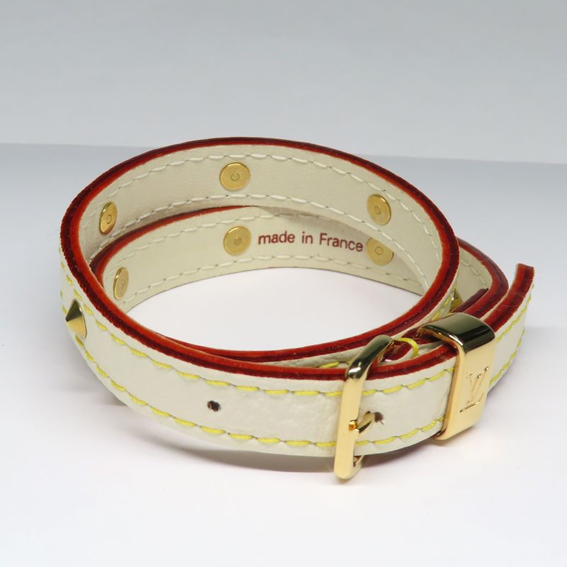 Louis Vuitton Bracelet Suhali Double Tour Bronze Ivory — view 4