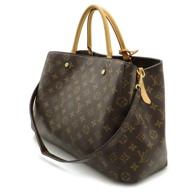 Louis Vuitton Monogram Montaigne GM Tote 2-Way Shoulder Bag Semi-shou — view 3
