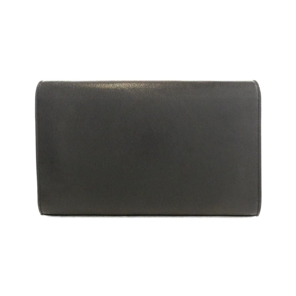 Saint Laurent Chain Wallet Leather Black — view 2