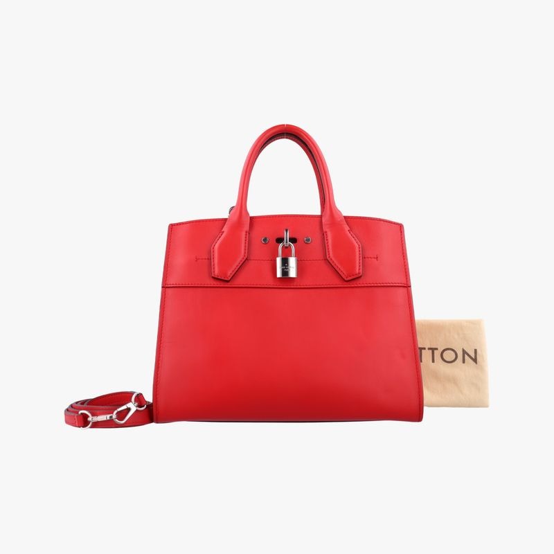 Louis Vuitton City Steamer MM Rubi Leather Du4125