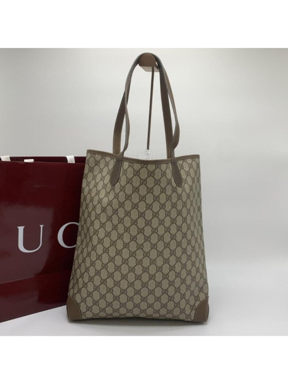 Gucci GG Marmont Sherry Large Tote Canvas Ophidia Shoulder Bag Handbag