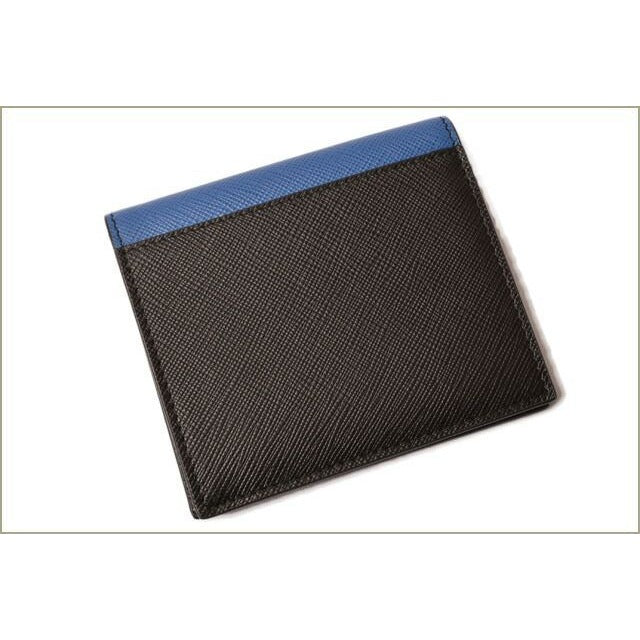 Prada Wallet Fold 2 Mo004 Saffiano Patch Patchwork Black — view 3