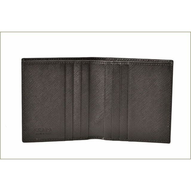 Prada Wallet Fold 2 Mo004 Saffiano Patch Patchwork Black — view 5